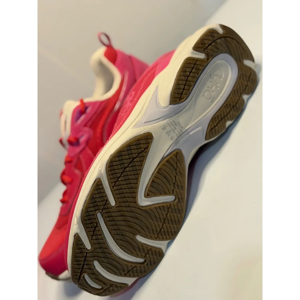 Ryka Skyrise Walking Sneaker‎ Pink Water Repellent Lace Up Shoes Size 11 Women